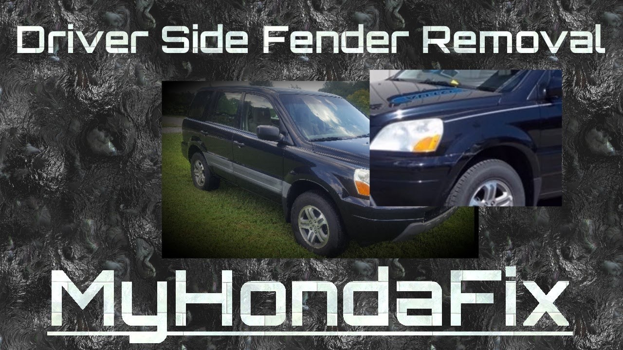 Fender Removal Honda Pilot (2003-Up) Quick Video MyHondaFix