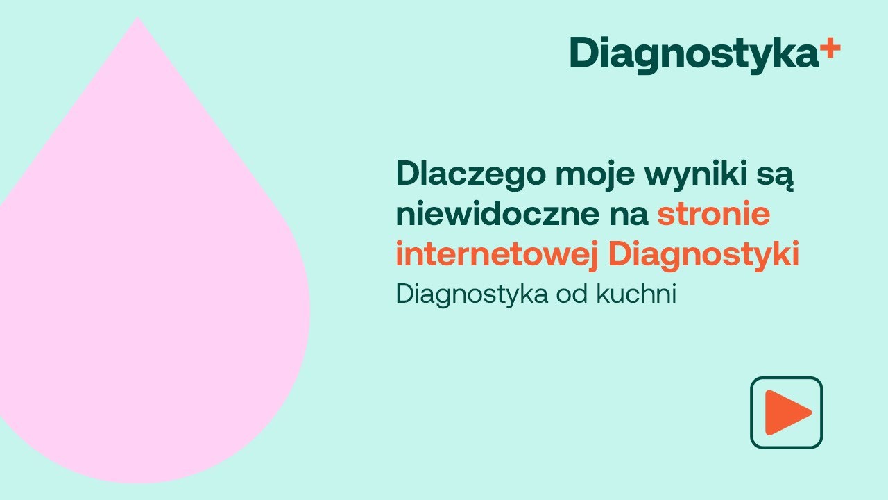 Dlaczego moje wyniki są niewidoczne na stronie internetowej Diagnostyki | Diagnostyka od kuchni