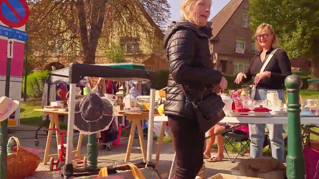 Brocante, flea market, Bruxelles, Laeken