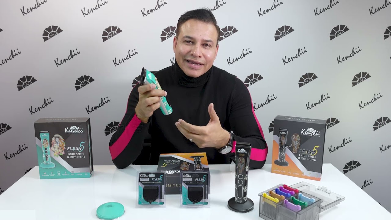 Kenchii Flash 5 Clipper | Newest 5-in-1 Clipper for Pet Grooming