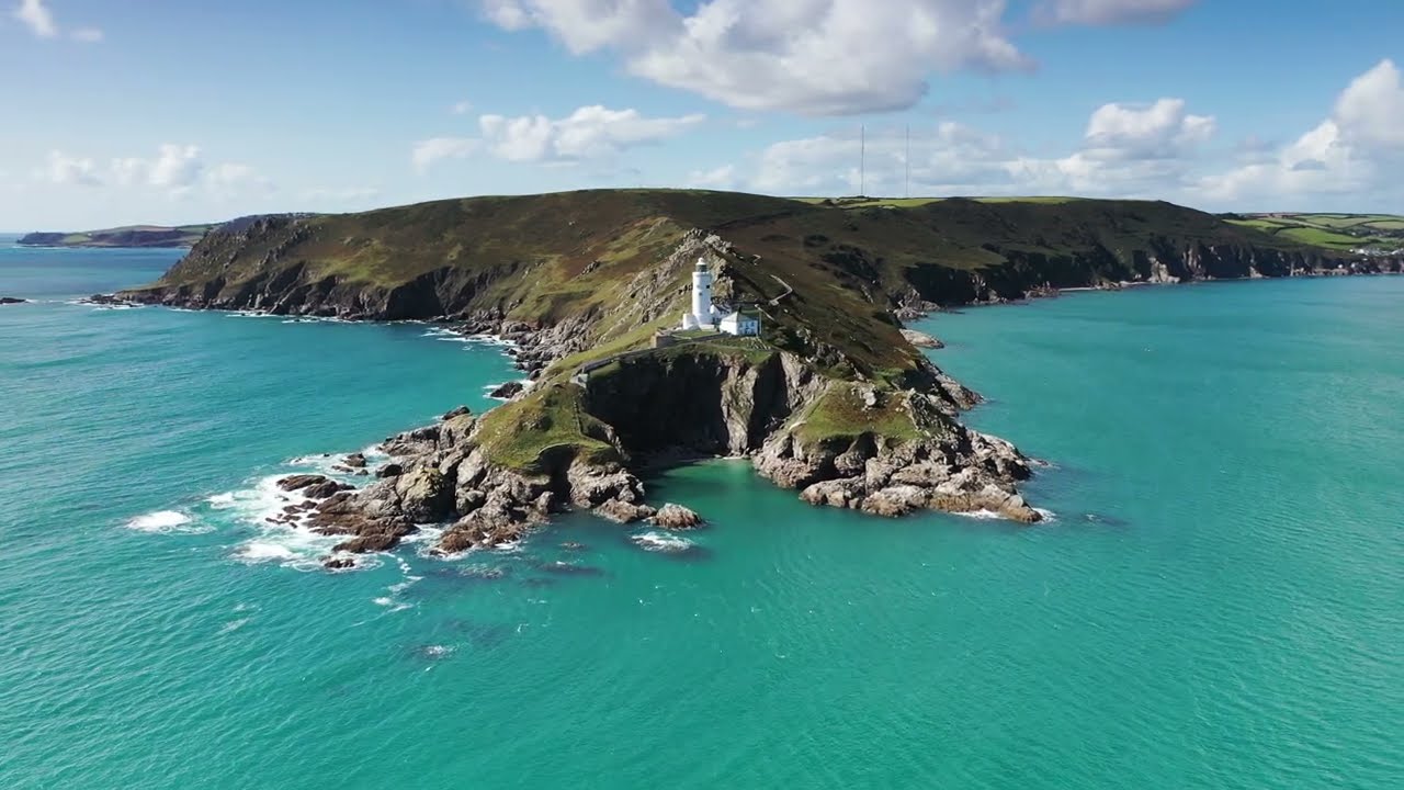 Drone Footage - Start Point Lighthouse Devon