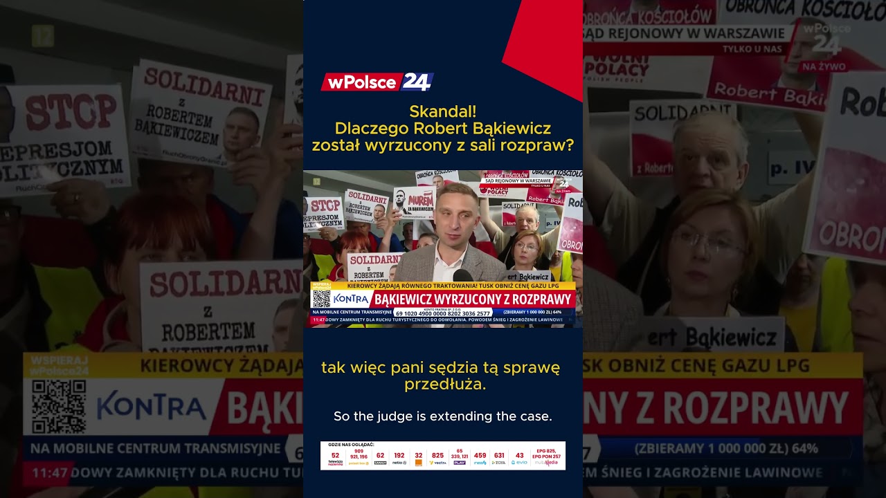 Skandal! Dlaczego Robert Bąkiewicz został wyrzucony z sali rozpraw?