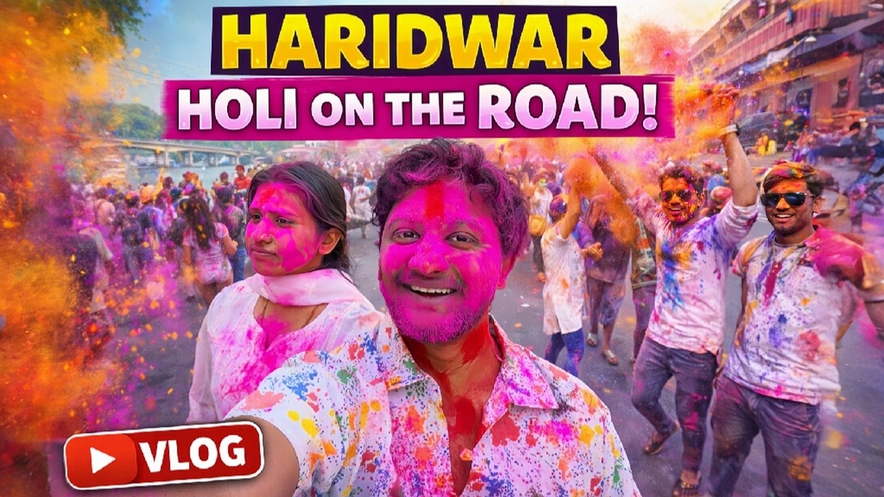Haridwar Holi 2026 🇮🇳 | Colors, Chaos & Crazy Street Celebration! The Arghya