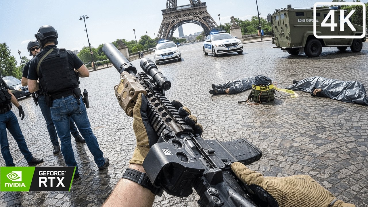 Russian Spy Fails to Stop Paris Nuclear Attack | Ultra Realistic Gameplay(4K60fps) Battlefield 3