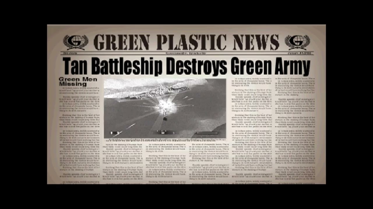 Game Over: Army Men Air Attack. All Mission Failures.