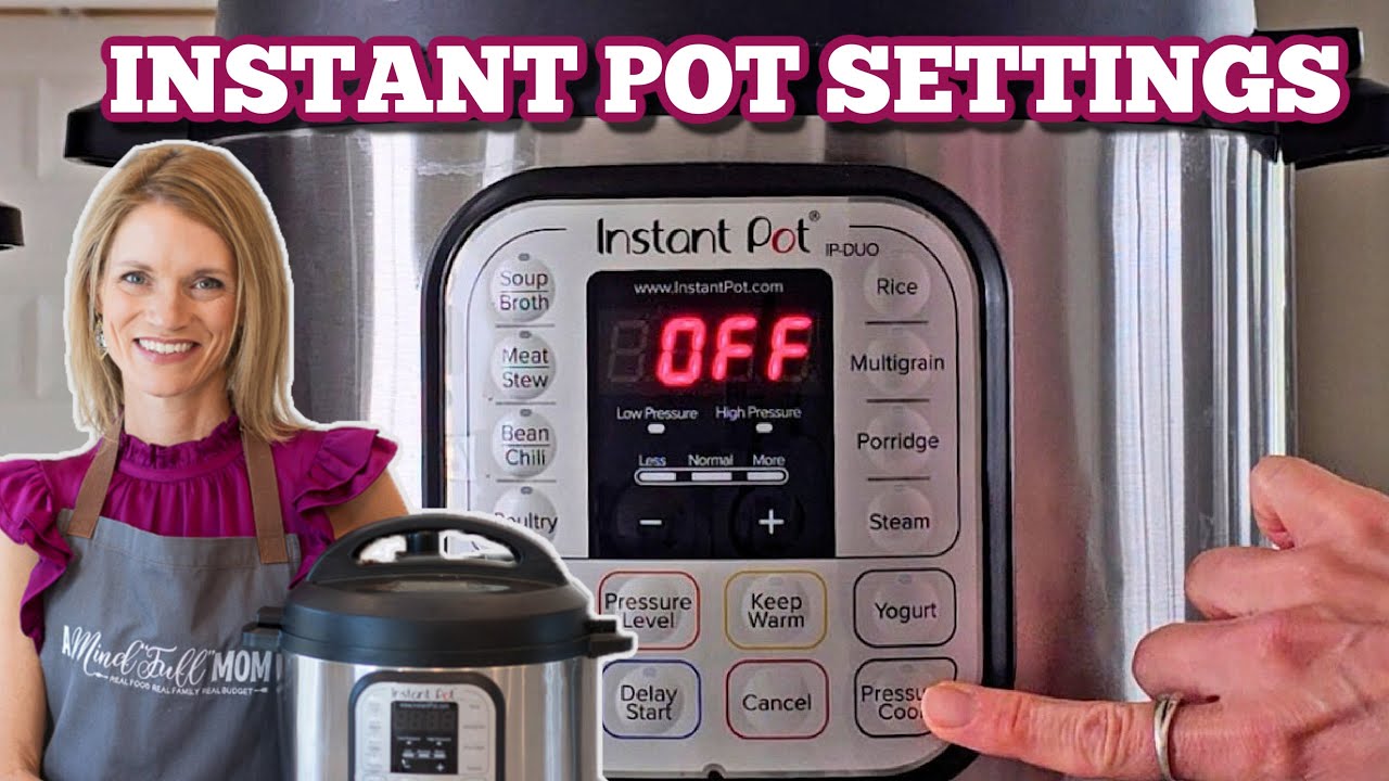 Как использовать кнопки на мультиварке Instant Pot — что означает каждая функция и как их настроить