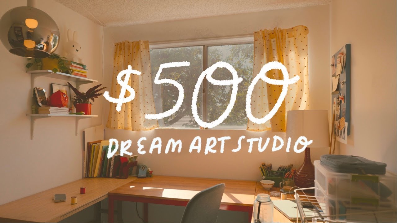 My $500 DREAM Art Studio Makeover