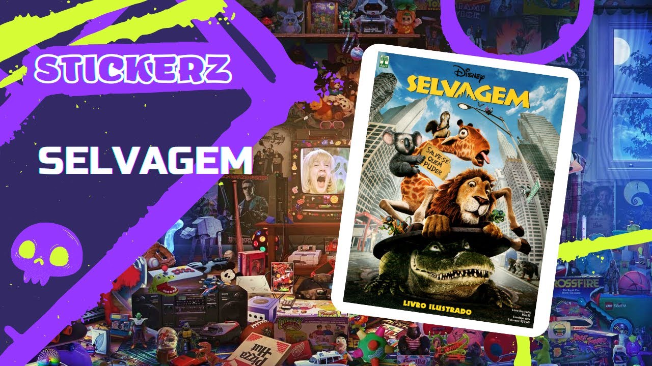 Álbum de figurinhas - Selvagem