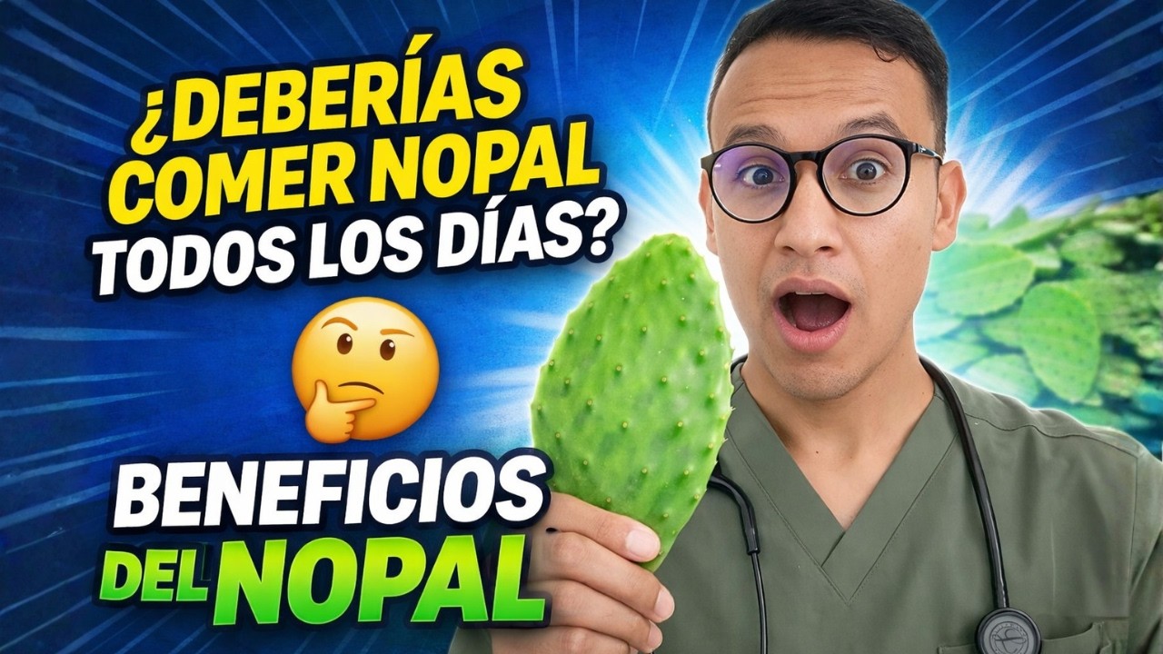 ESTO pasa si comes NOPAL CRUDO todos los días
