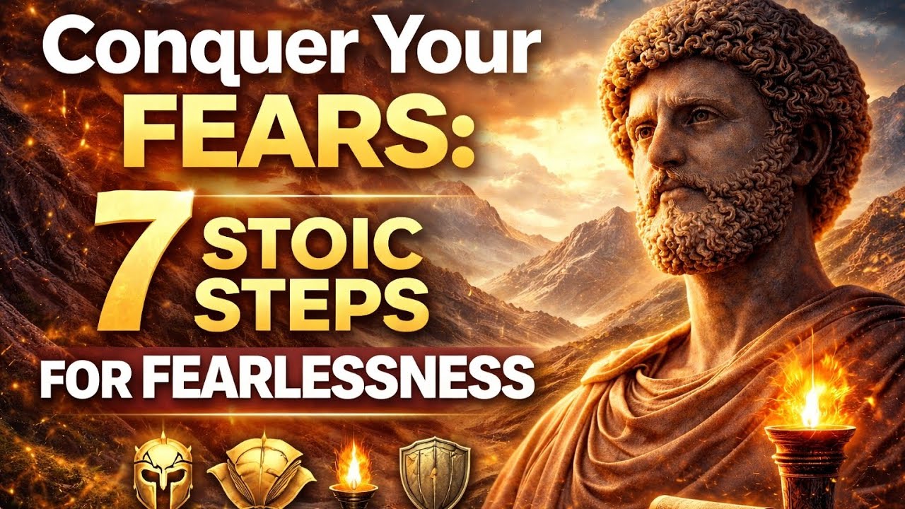 Stop Being Afraid – 7 Stoic Rules To Become Fearless 💪⚔️ stoic philosophy