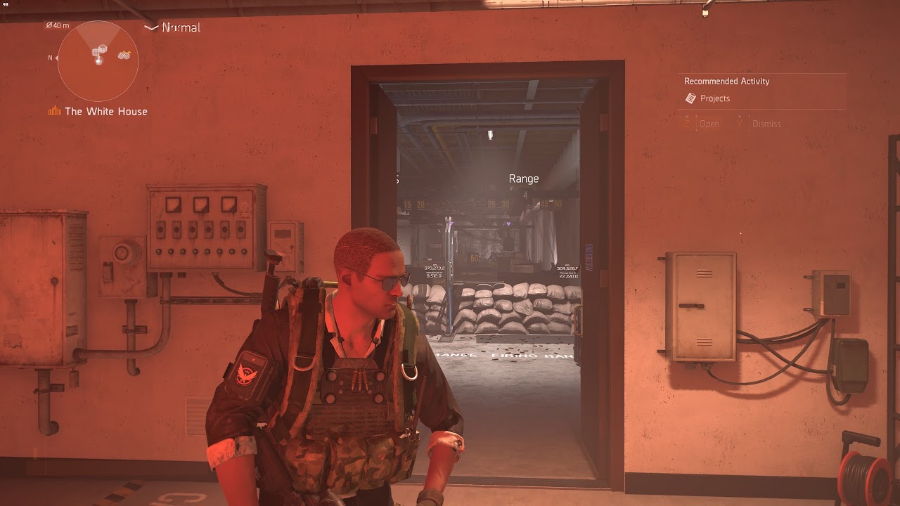 Tom Clancy's The Division 2 Weapon Handling vs. NO Weapon Handling, for LMG