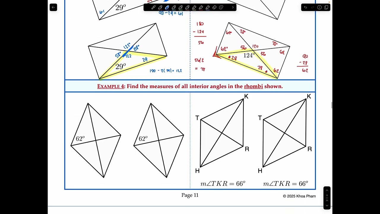 9 3B Parallelogram  Angles