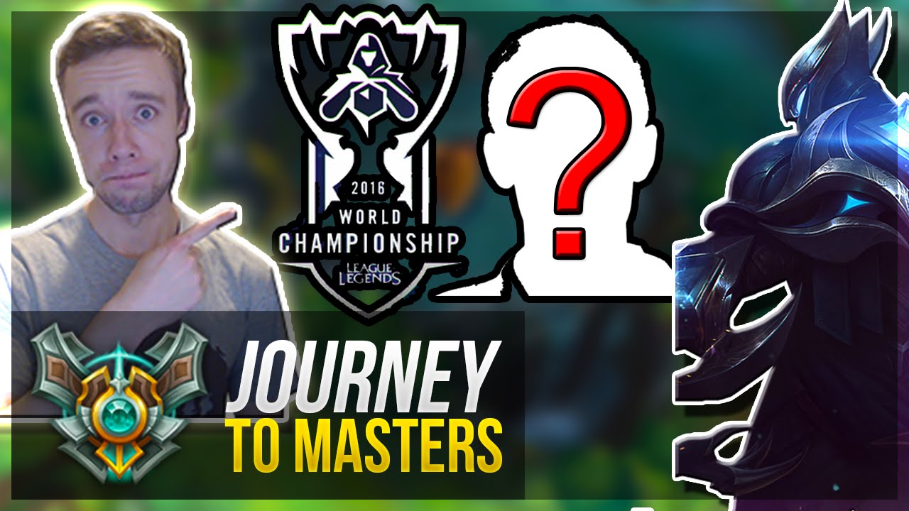 FACING 2016 WORLDS PLAYER?? | Journey To Masters #27 - League of Legends