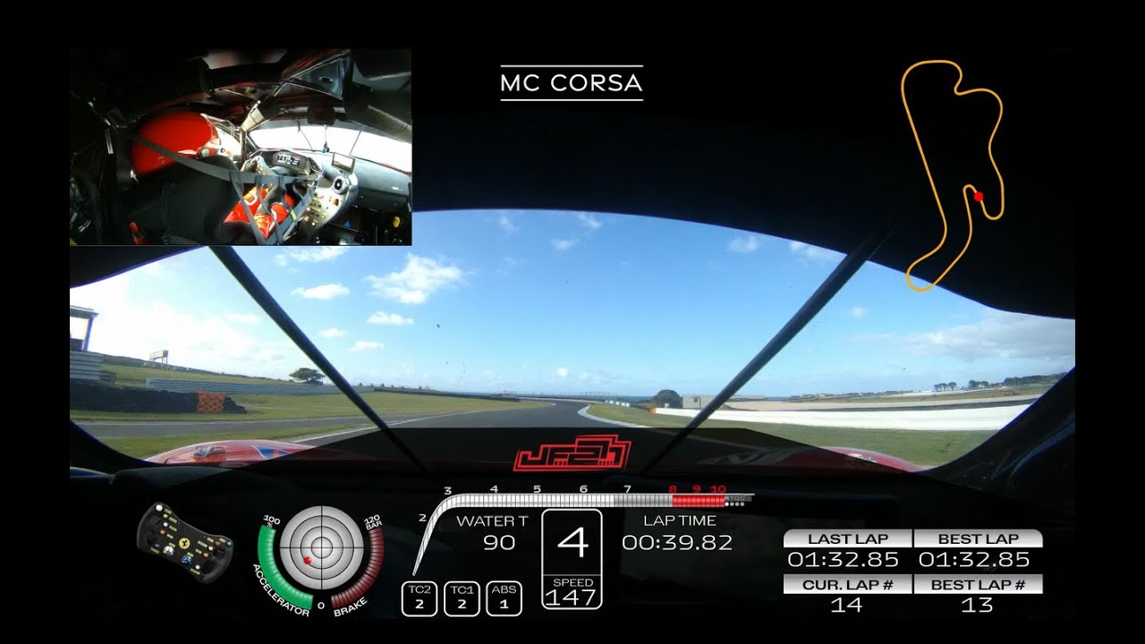 Ferrari 488 Challenge EVO on board - Phillip Island quickest lap