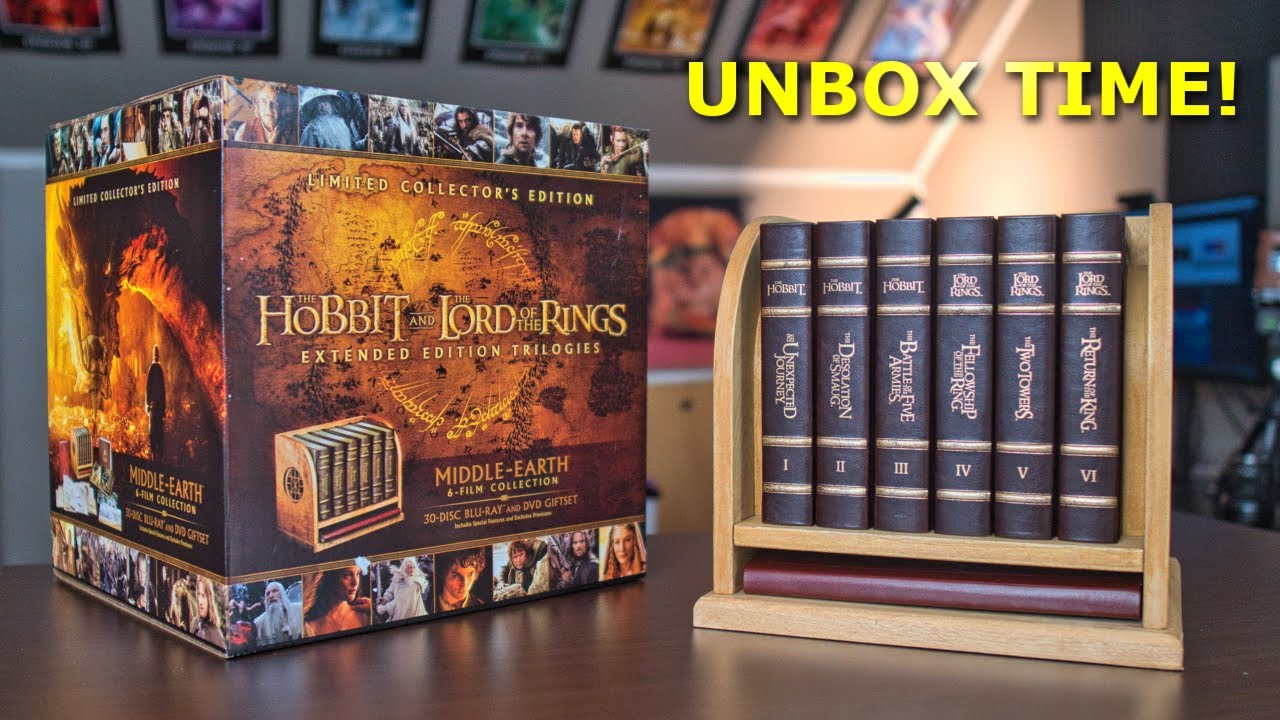 The Ultimate Hobbit and Lord of the Rings Collector's Edition Blu-ray Full Unboxing and Review!