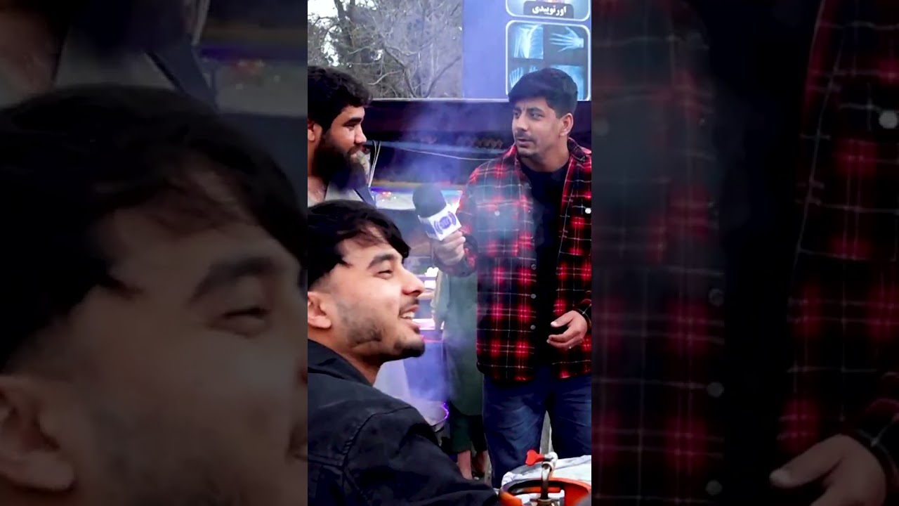 مرد آشپز و بولانی فروشی در شهر مزار شریف - #Shorts