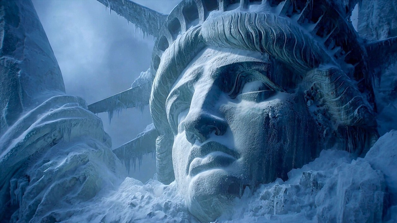 Frozen Metropolis - A City Under Ice | Ambient Music & Post-Apocalyptic Ice Age