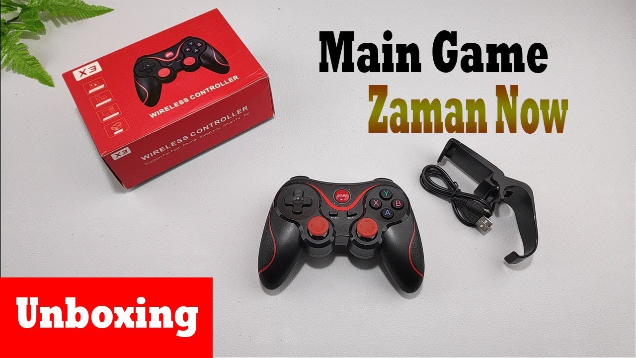 Cara setting Gamepad Bluetooth X3 T3 di Free Fire (Octopus) 2019 - Unboxing Gamepad X3 Bluetooth