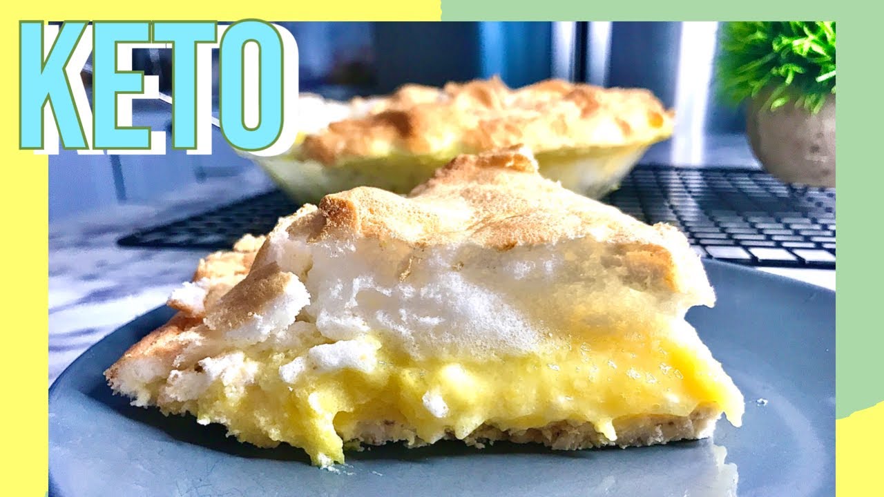 THE BEST LEMON MERINGUE PIE!!! KETO! LOW CARB! DAIRY FREE! GLUTEN FREE!