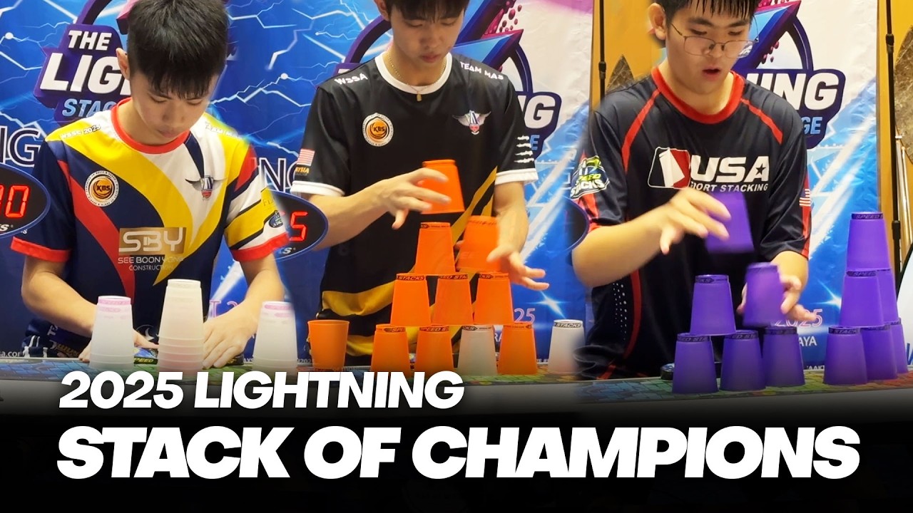 Lightning Stacking Challenge 2025: лучшие моменты Stack of Champions!