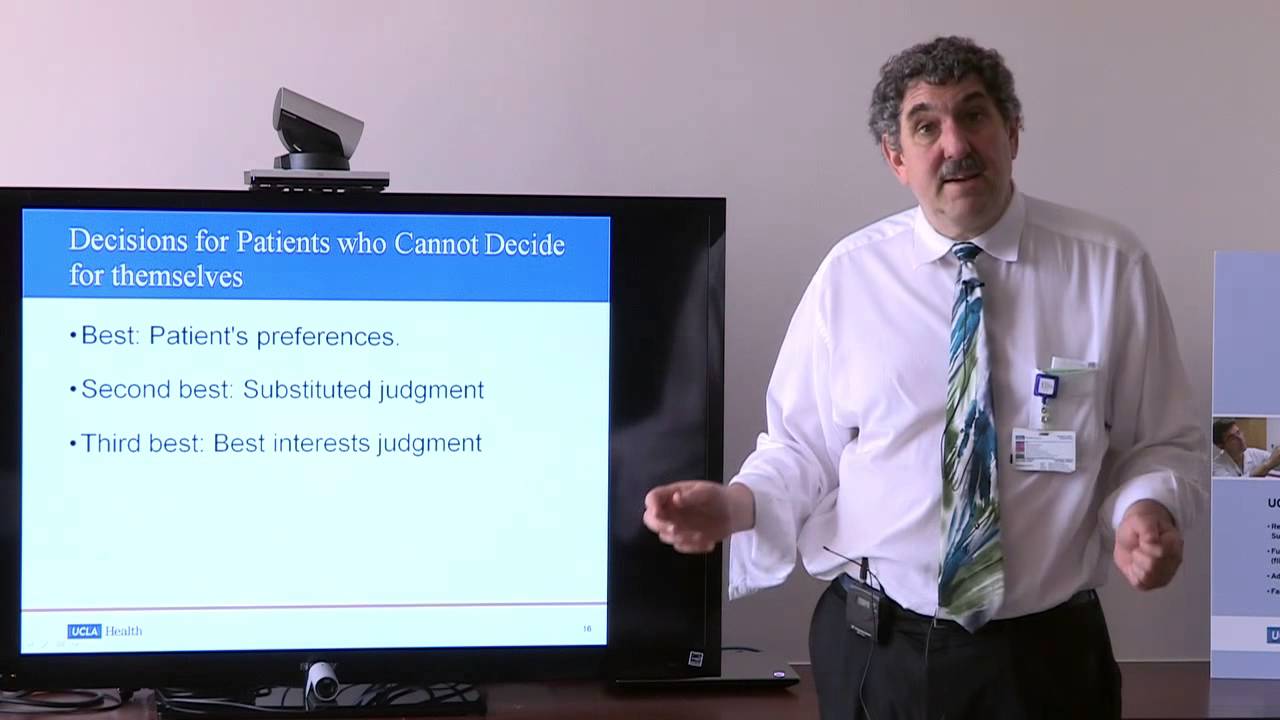 Advanced Directives: Planning Ahead,  Dr. Neil Wenger | UCLAMDChat