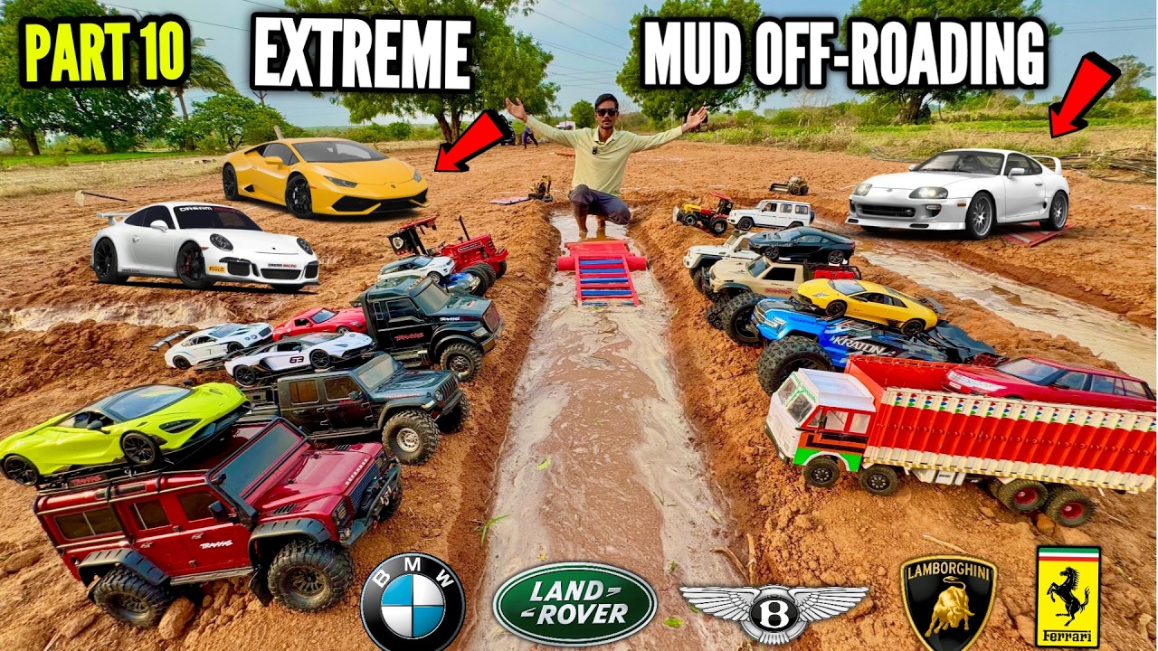I Build Extreme Giant Off Road Mud Track With Water - Chatpat toy TV