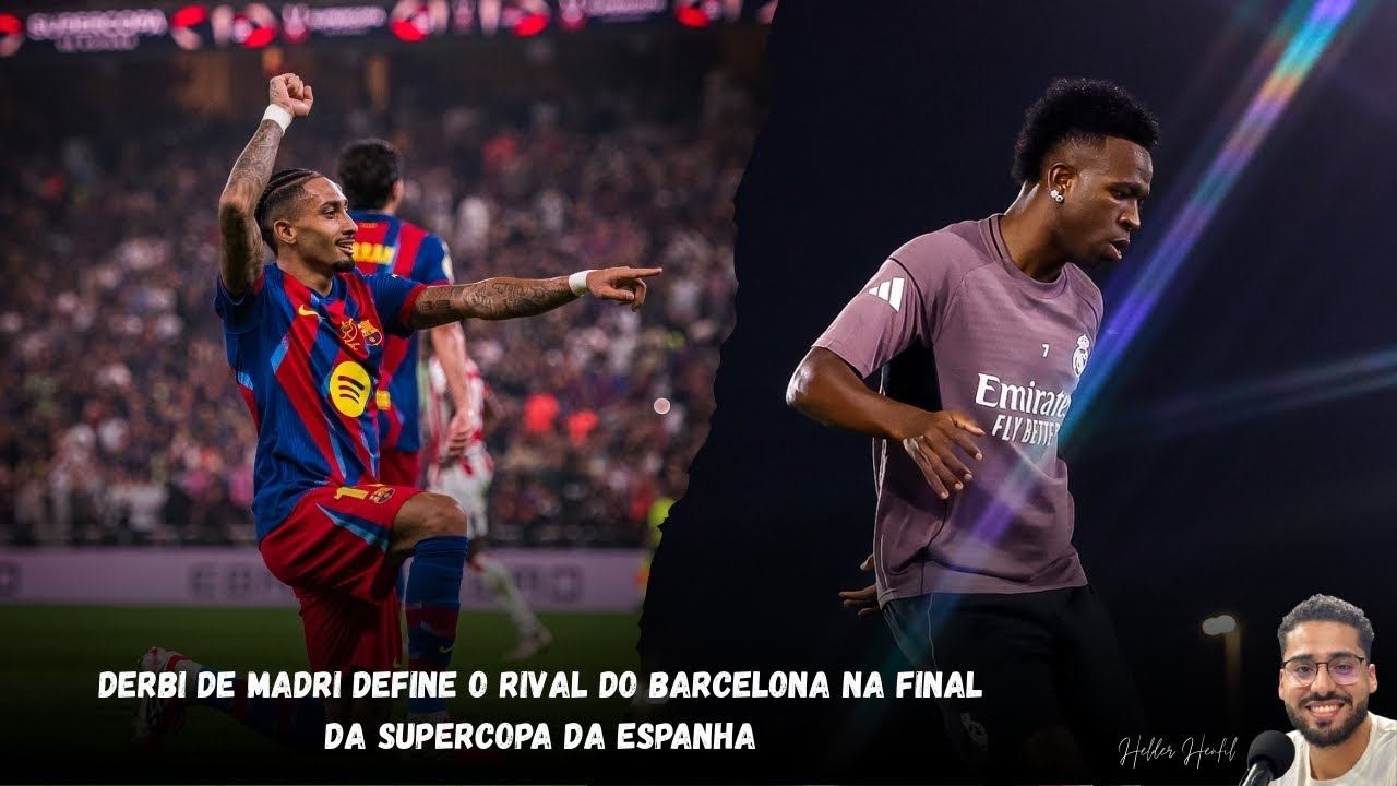 REAL MADRID X ATLÉTICO DE MADRID E GOLEADA DO BARCELONA