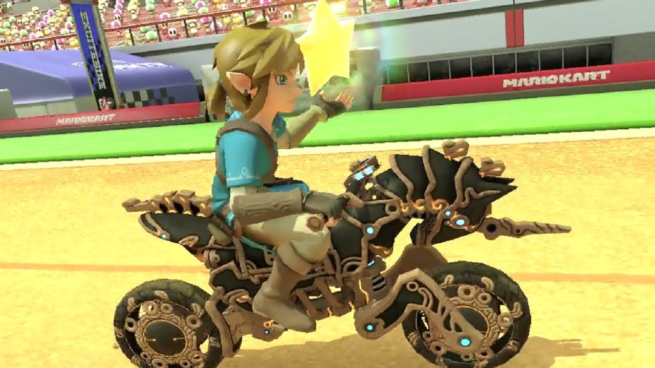 Mario Kart 8 DLC - Breath of the Wild Link + Master Cycle Zero (Online Races)