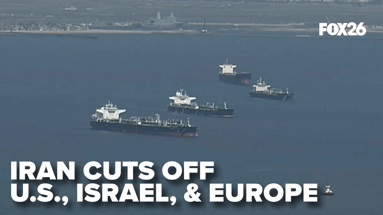 Iran closes Strait of Hormuz to the U.S.