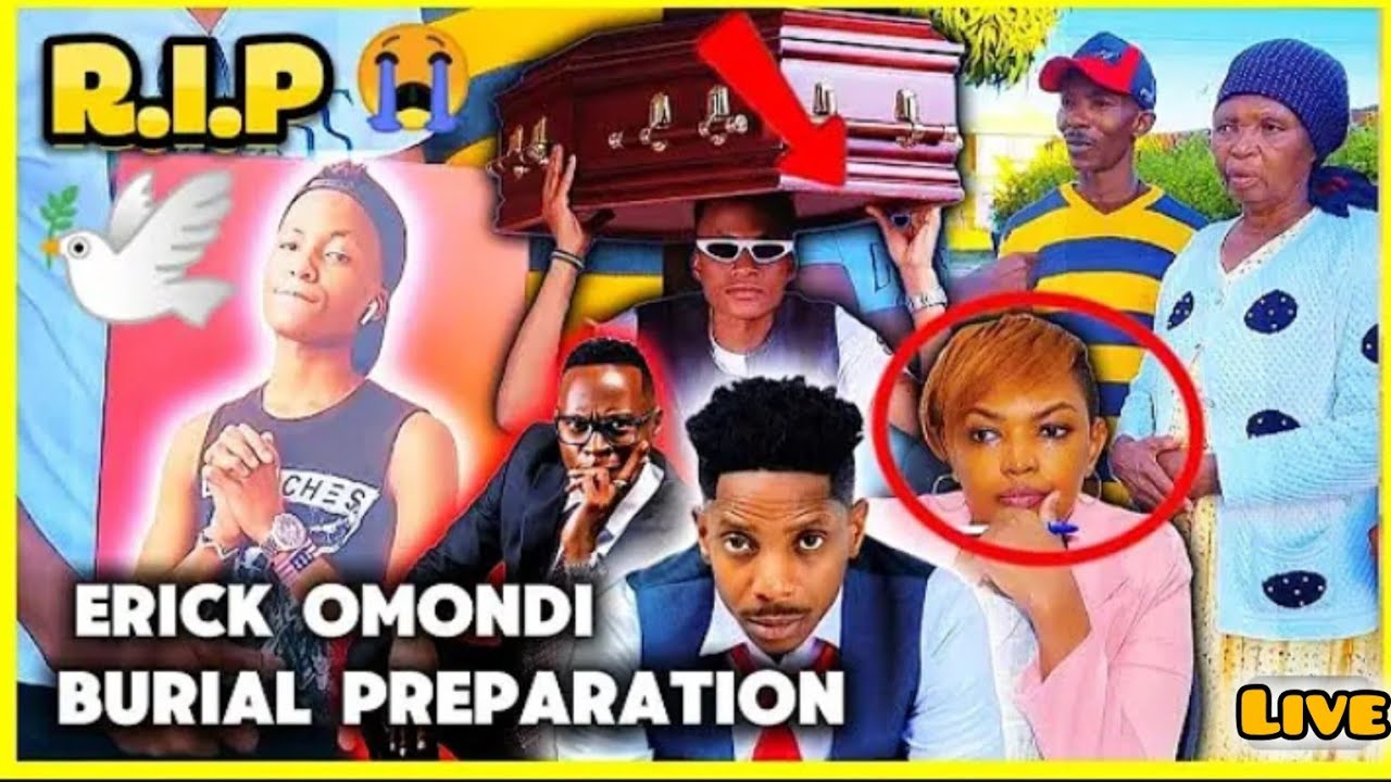 ERIC OMODI  AND OGA  OBINA  AT SHALKIDO HOME  // BURIAL  PREPARATION  //live