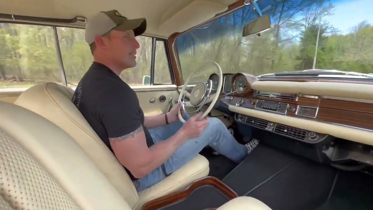1965 Mercedes-Benz 220se drive video 4/23/23