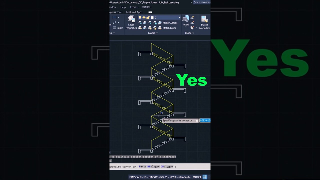 Best AutoCAD Staircase Elevation: The AutoLISP Tool That Changes Everything!