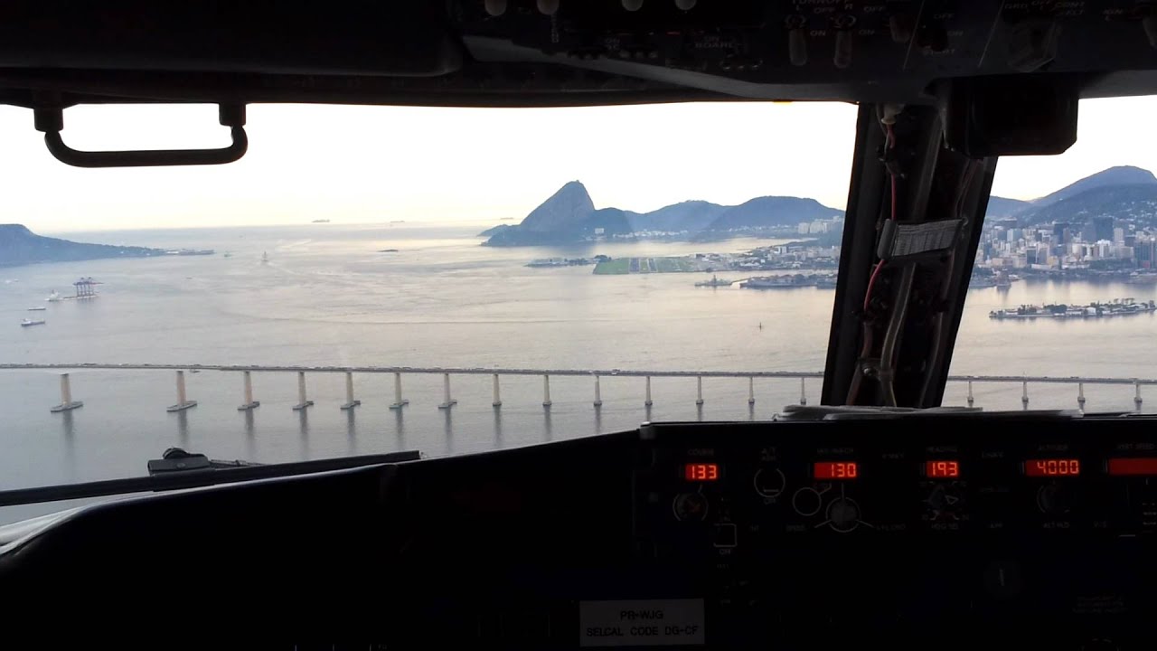 Flight Boeing 737  [Land Santos Dumont]