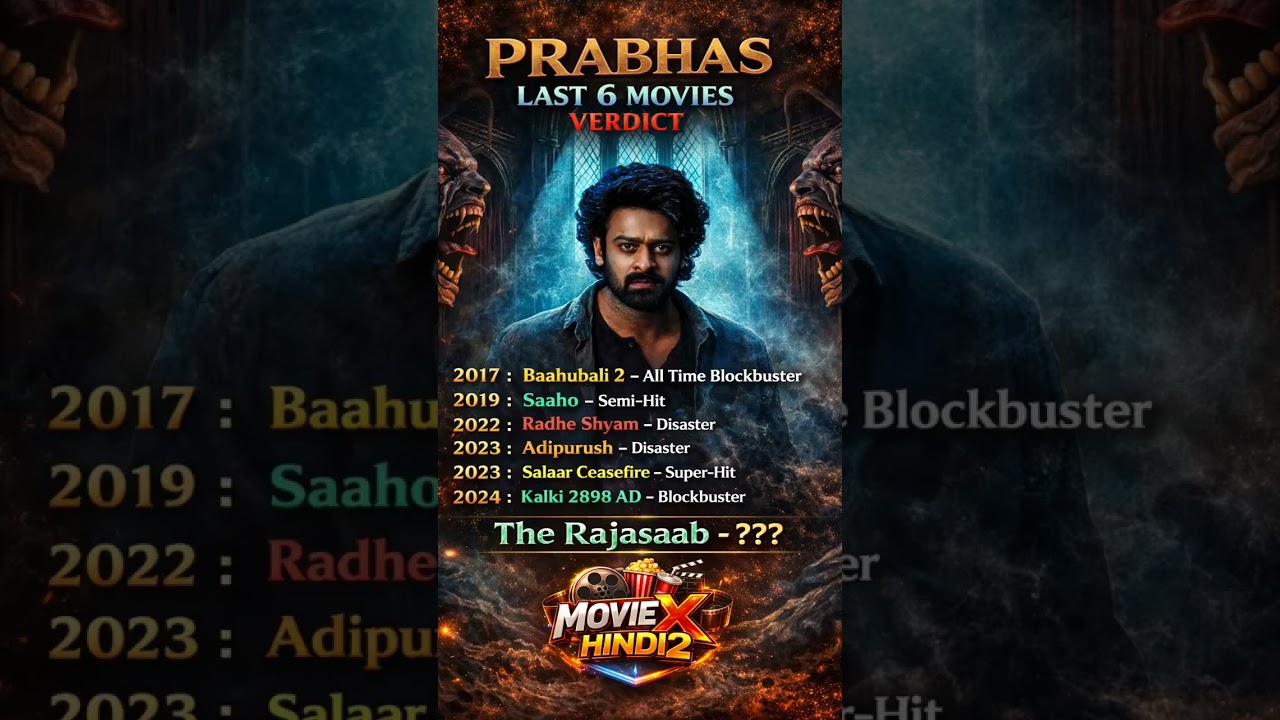 Prabhas Career Turning Point 👑 | From Adipurush Disaster to Kalki Blockbuster!