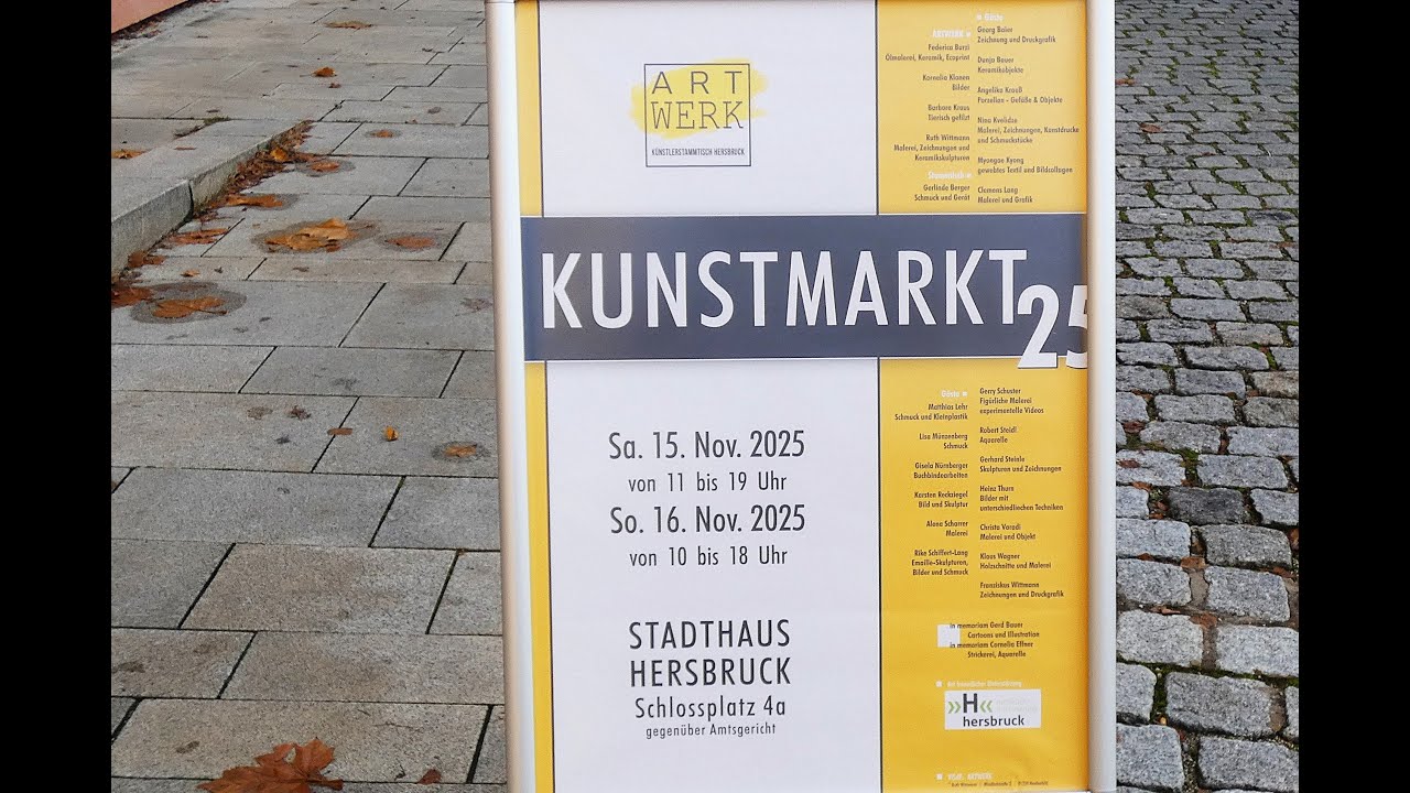 Kunstmarkt Hersbruck 2025!  