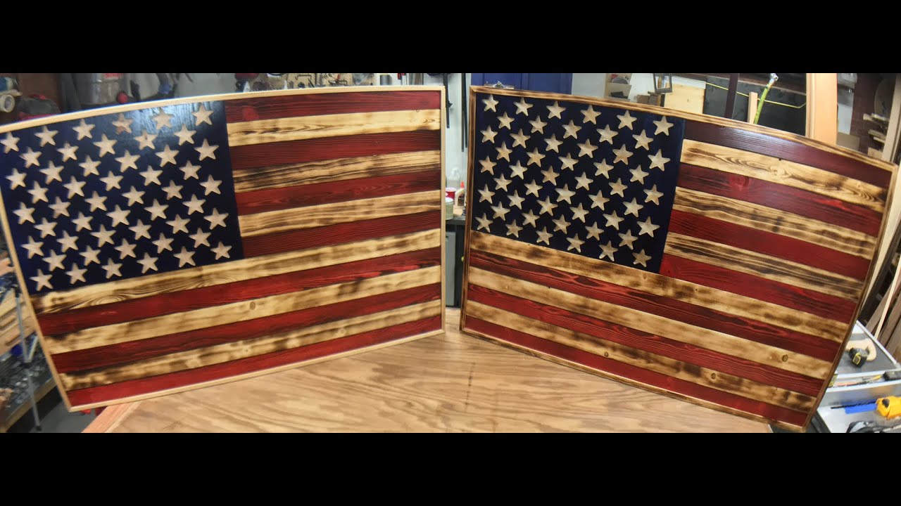 The Original Wooden American Flag Build