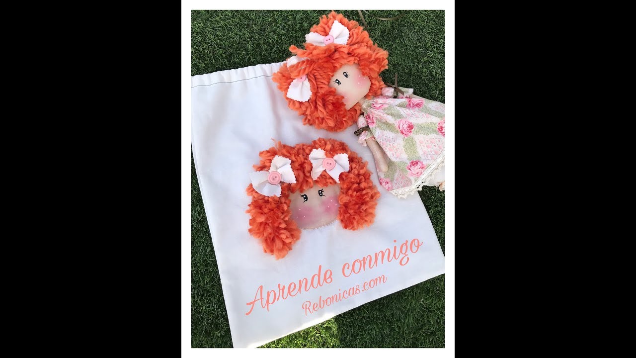 BOLSA DE TELA MULTIUSOS CON MUÑECA, MUY FACIL