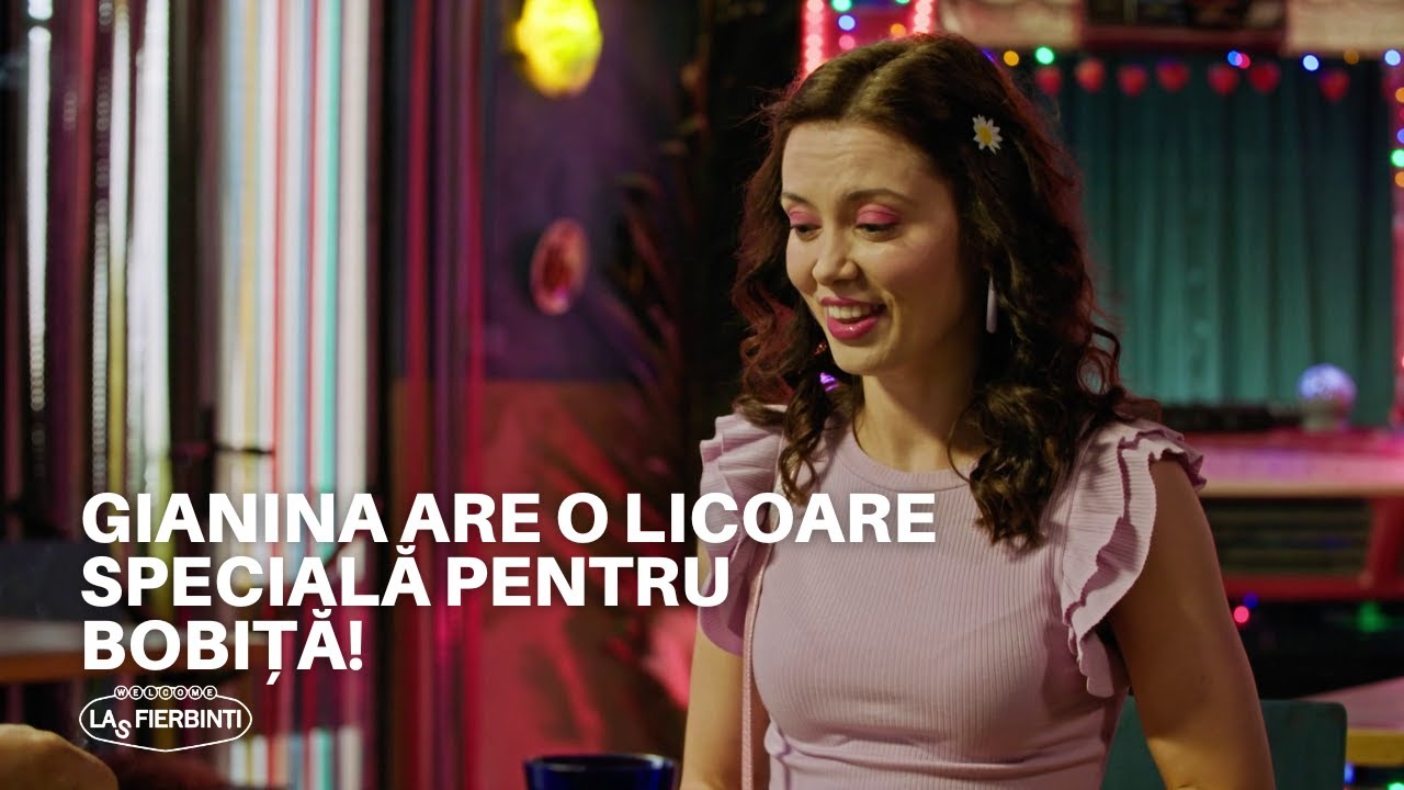 Gianina are o licoare specială pentru Bobiță! 