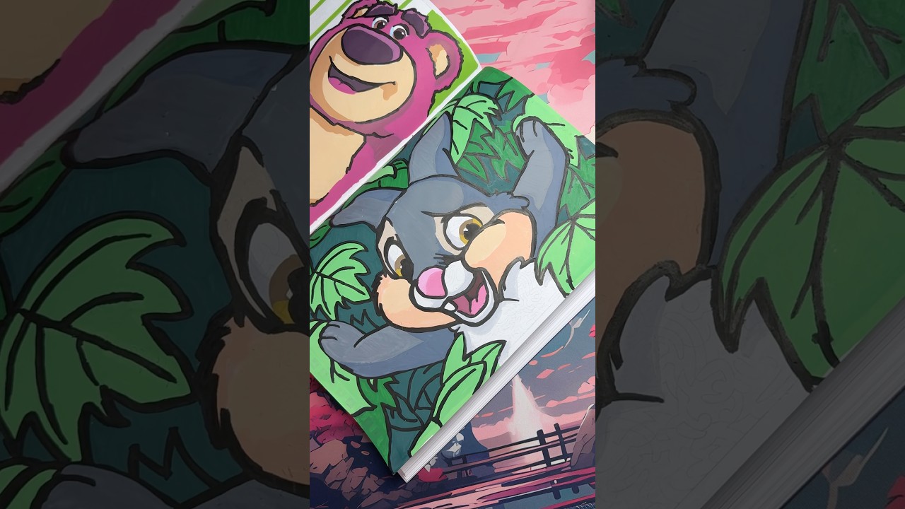 📚 Coloriages myst&egrave;res Disney - Best of📌 Thumper - Markers