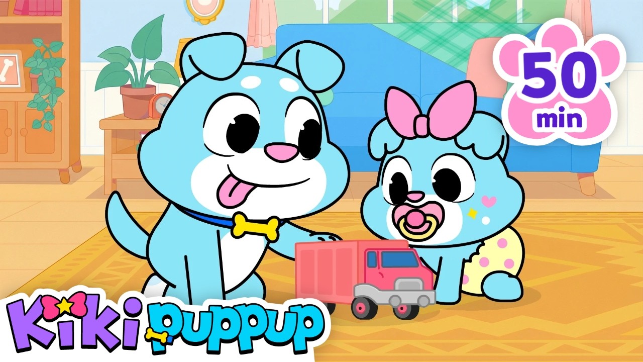 Taking Care of My Baby Sisterㅣ+CompilationㅣSibling SongㅣCartoonㅣKikipuppup Nursery Rhymes