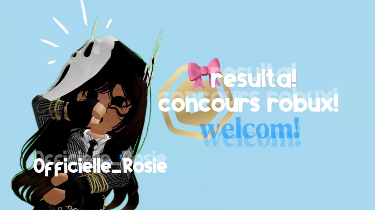 Resulta du concours de robux!!😜