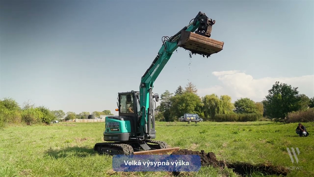 Midirýpadlo Sunward SE 60UF (6 tun) - Videorecenze