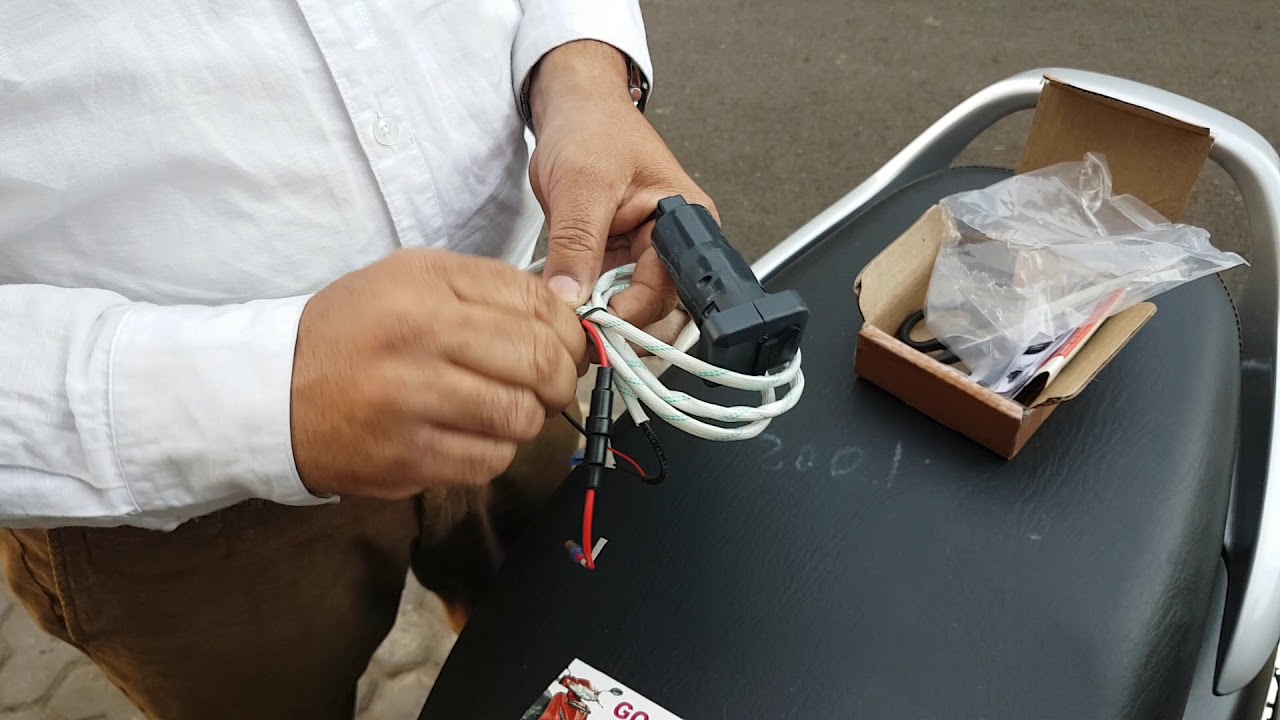 Honda Activa Go ON USB charger Installation by cingularity