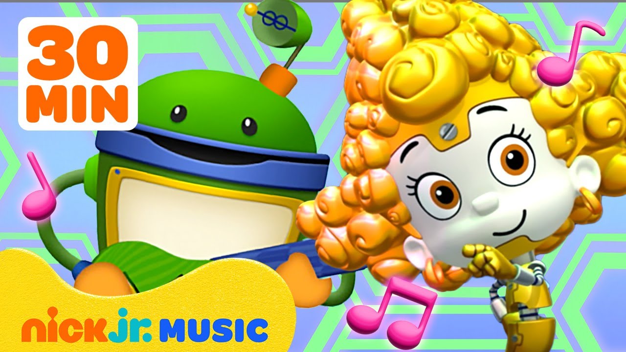 Songs About Robots w/ Bubble Guppies, Blaze & MORE! 🤖 30 Minutes | Nick Jr. Music