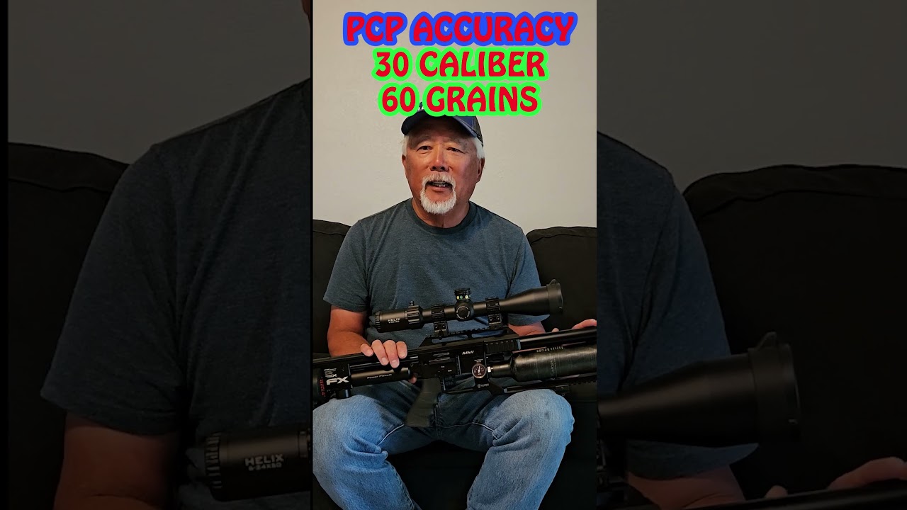 PCP Accuracy 30 Caliber 60 Grains - Hit a Dime! #shorts @AlanFong​