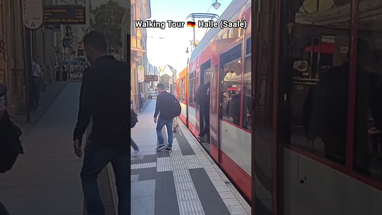 Halle (Saale) Germany 🇩🇪, Walking Tour, September 2024