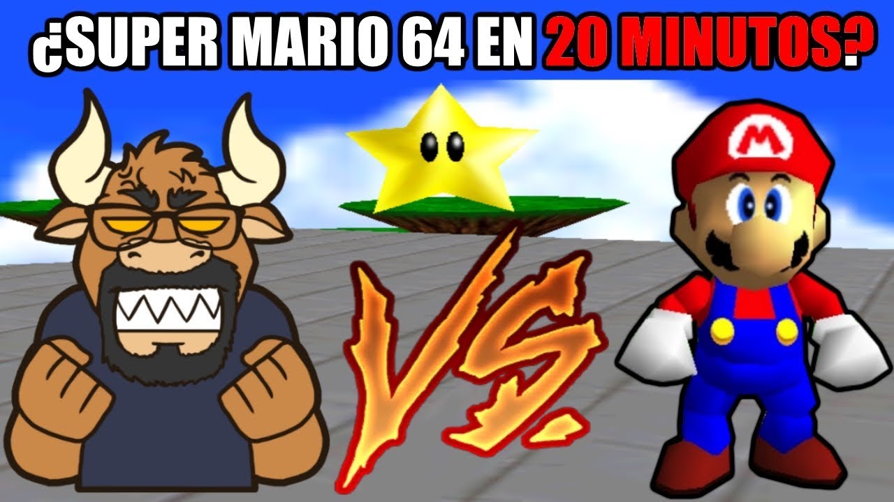 Reto #13 Super Mario 64 en menos de 20 minutos - Speedrun Retro Toro