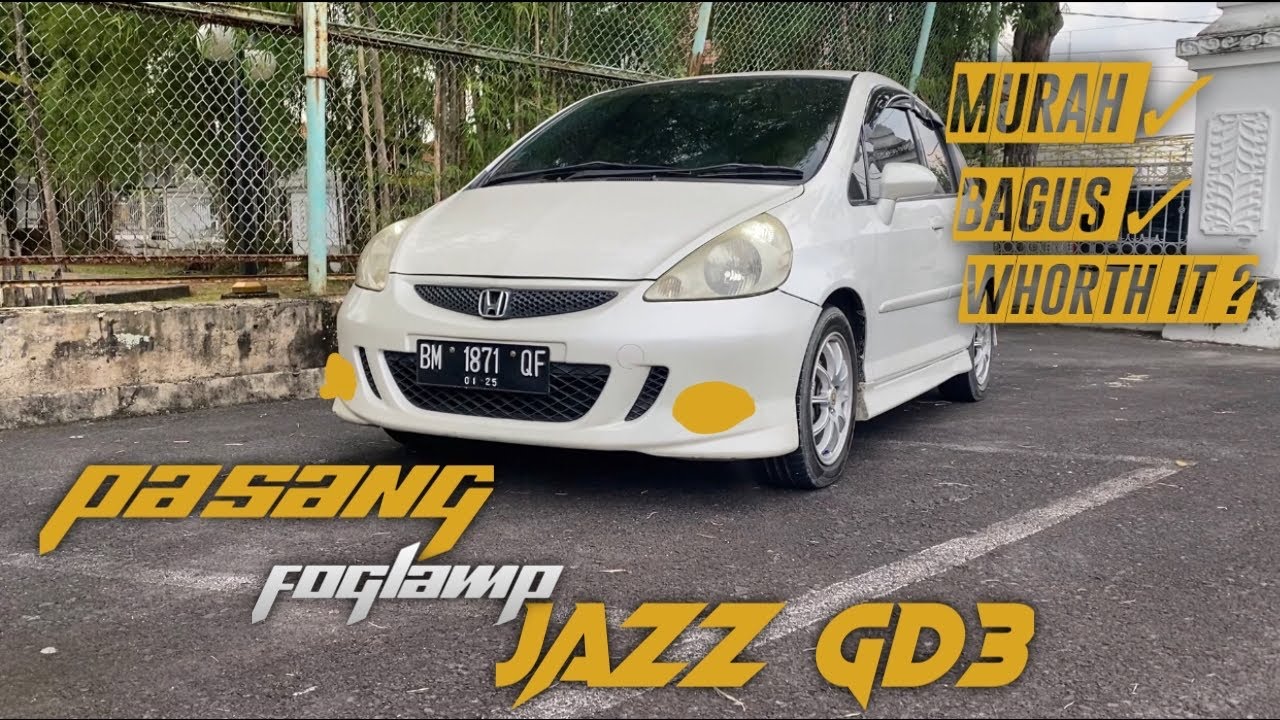 Pasang Foglamp di jazz GD3‼️