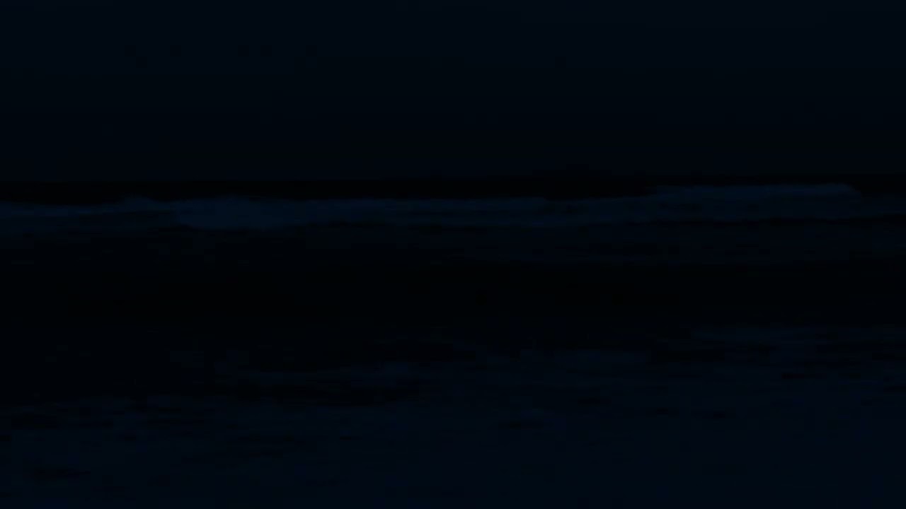 Quiet Night Sea Waves Sounds | Soft Rolling Ocean Sounds for Calm Thoughts and Deep Rest