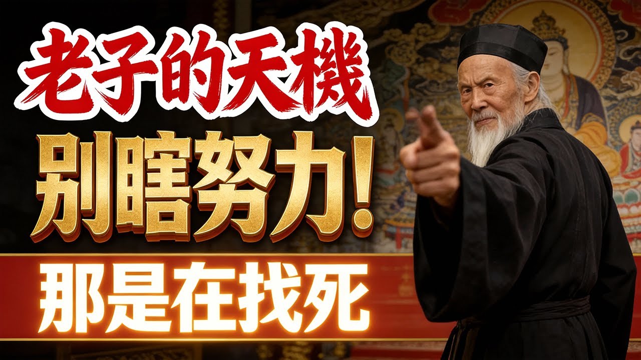 張至順：身體裏藏著一個“神醫”，卻被你的“努力”殺死了！揭秘道家“無為”的最高科學.別努力了！那是在找死！老子洩露的最大天機【張至順講無為】